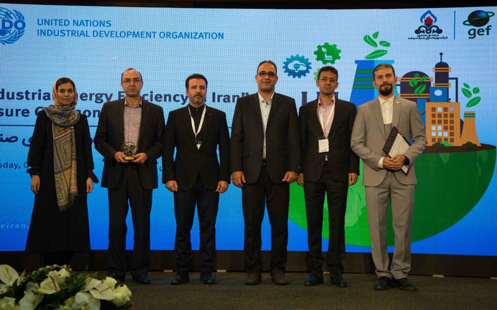 The Esfahan Steel Co.has won an energy saving statuette