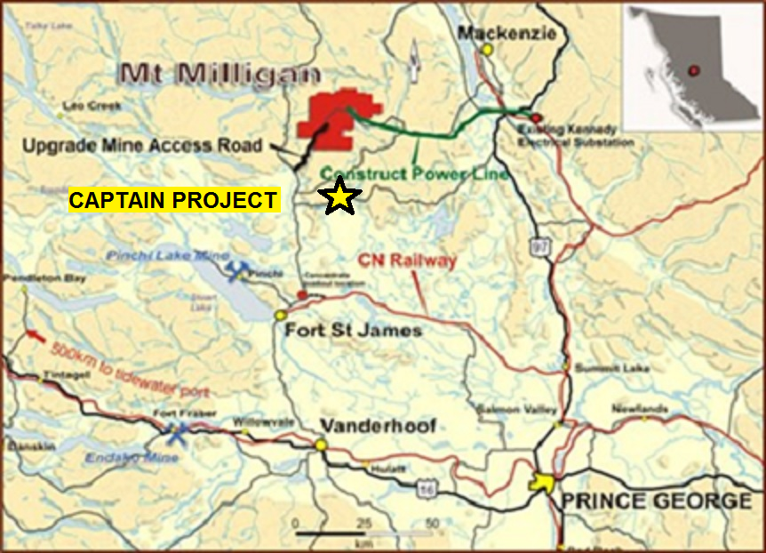 Orestone Mining expands Captain project
