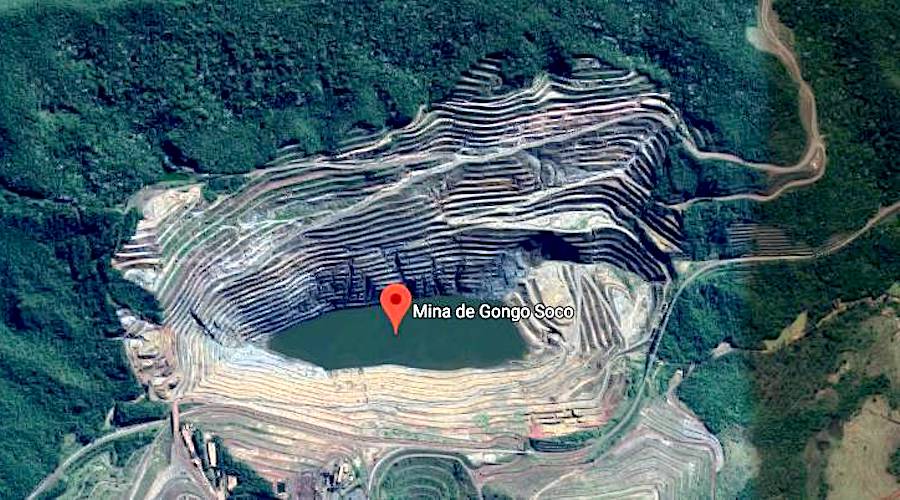 Wall at Vale`s Gongo Soco pit begins gradual slide; dam holds